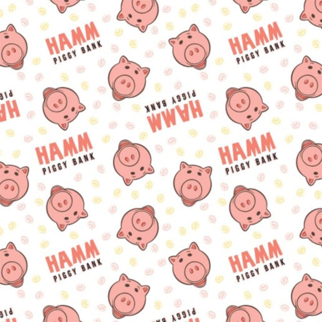 Licensed Disney Prints - Toy Story 4 Collection Hamm Toss Multi Cotton Fabric by the Yard